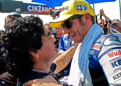Valentino Rossi - Diego Armando Maradona